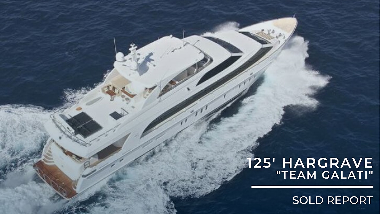 Sold 125 Hargrave Raised Pilothouse MY "Team Galati" Galati Yachts