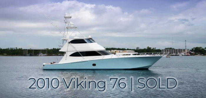 2010 Viking 76 Convertible sold