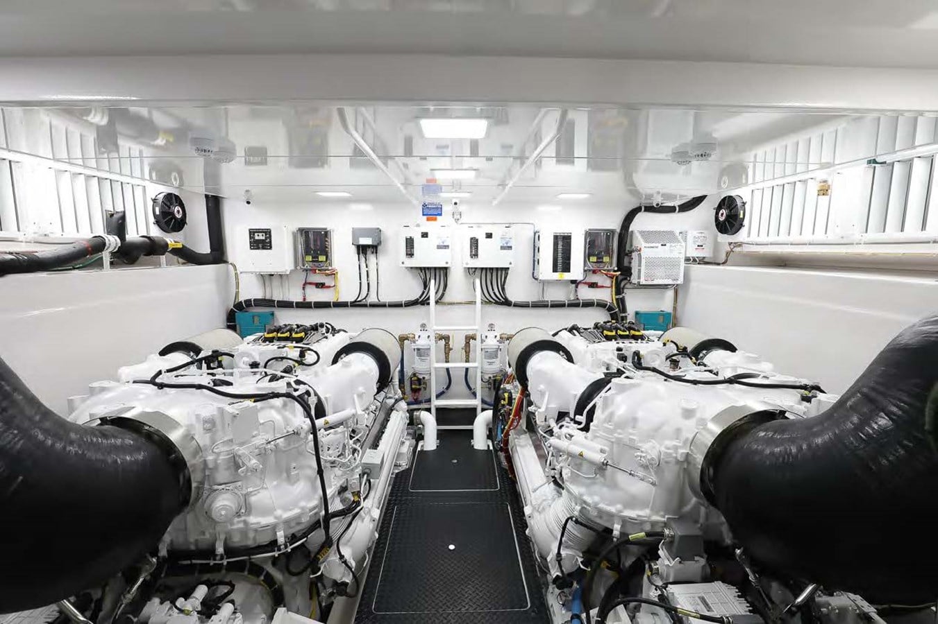 yacht boat engine room