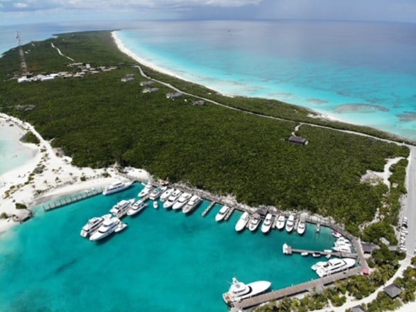 Bahamas aerial view