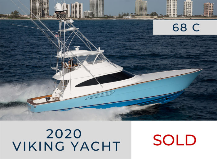 sold 2020 68 Viking Yachts Convertible