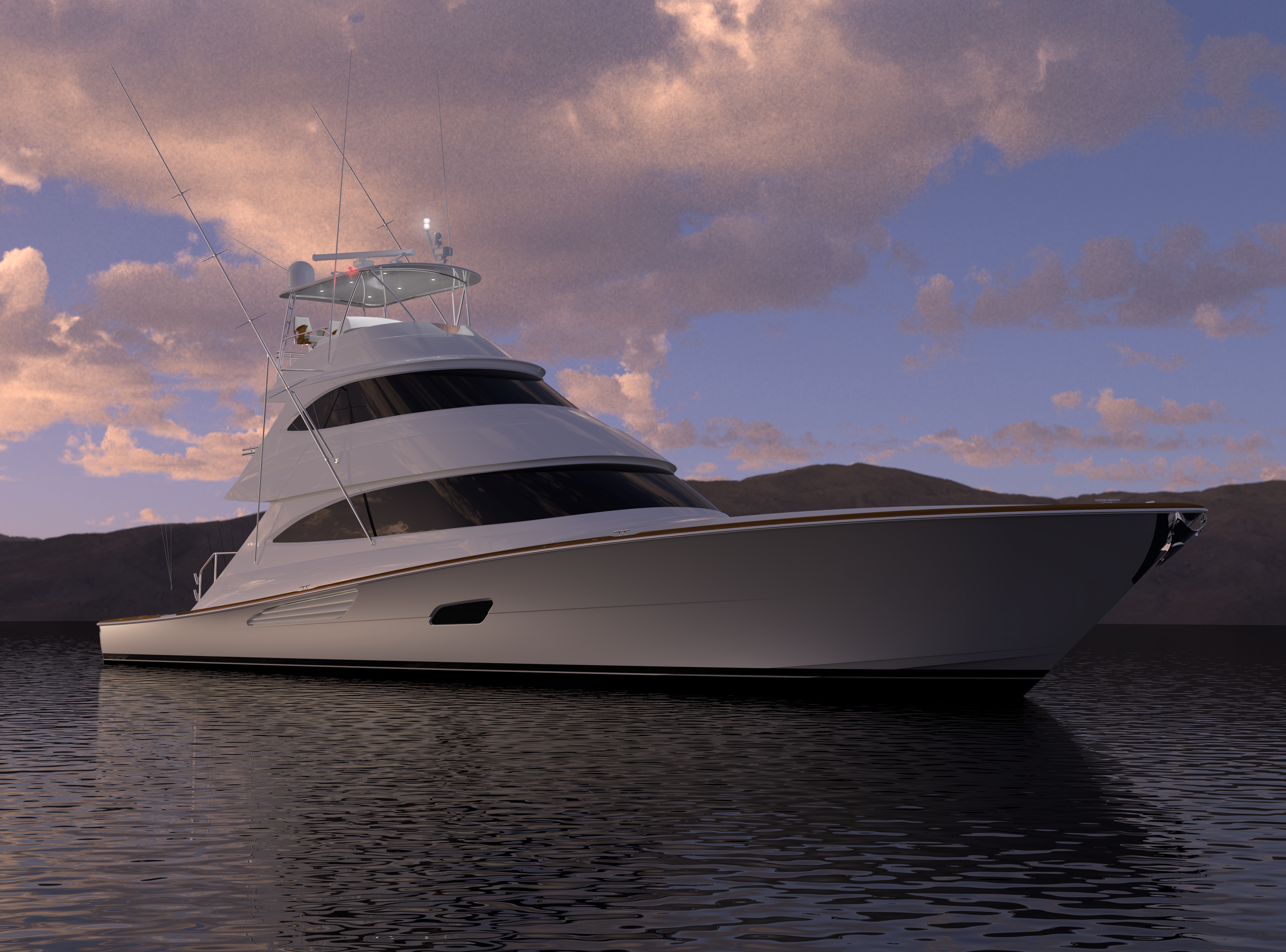 New Viking 90 Sky Bridge Yacht