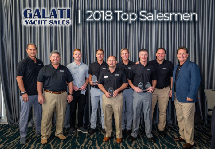 Galati Yacht Sales 2018 Top Salesmen