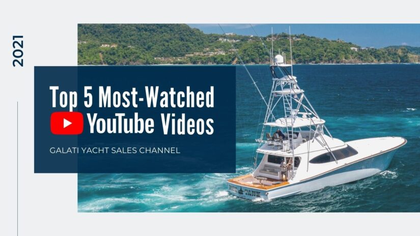 2021 most-watched Galati Yacht Sales YouTube videos