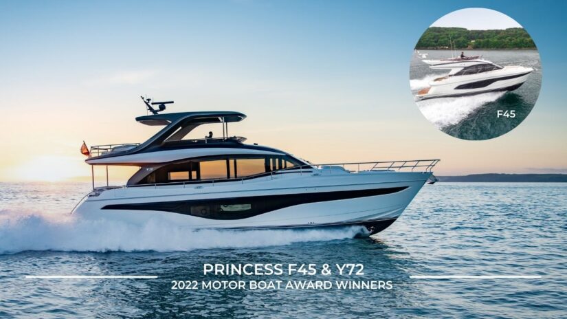 Princess F45 & Y72 2022 Motor Boat Award Winners