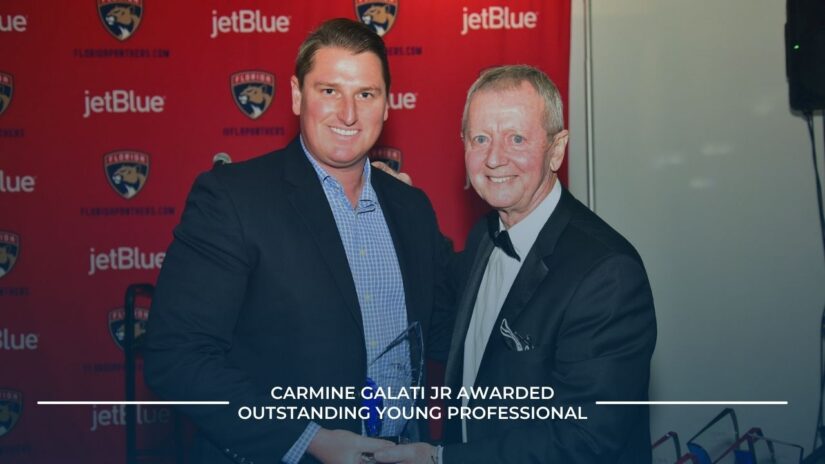 Carmine Galati Jr Awarded outstanding young professional of the year with IYBA