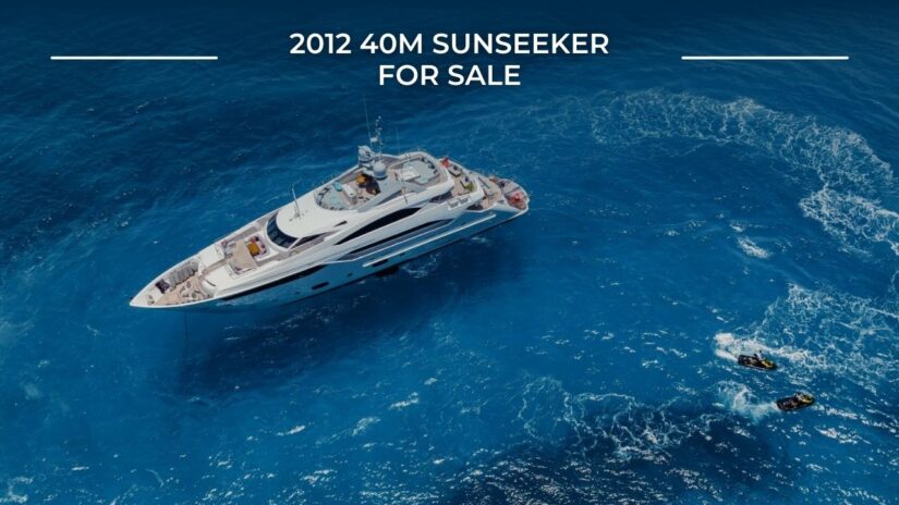 Luxurious 2012 40M sunseeker superyacht for sale