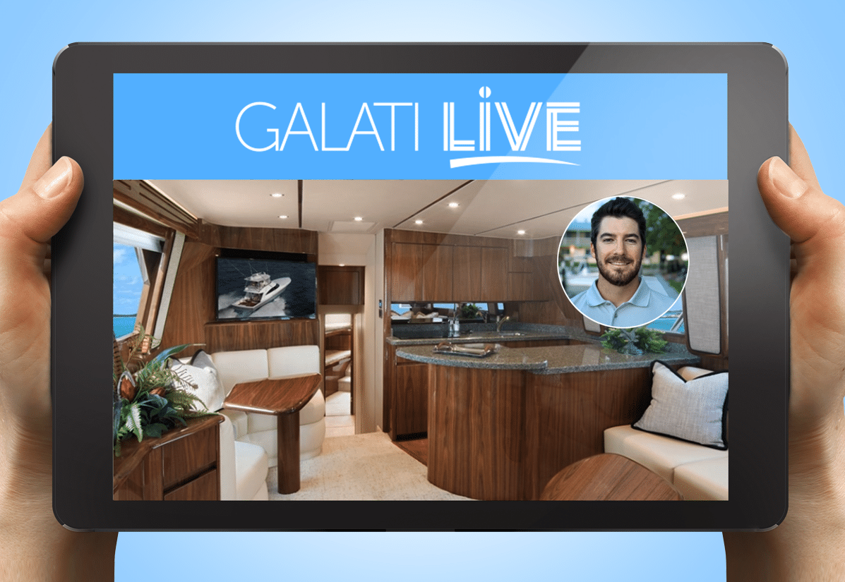 Live Virtual Yacht Showings Introducing Galati Live Galati Yachts