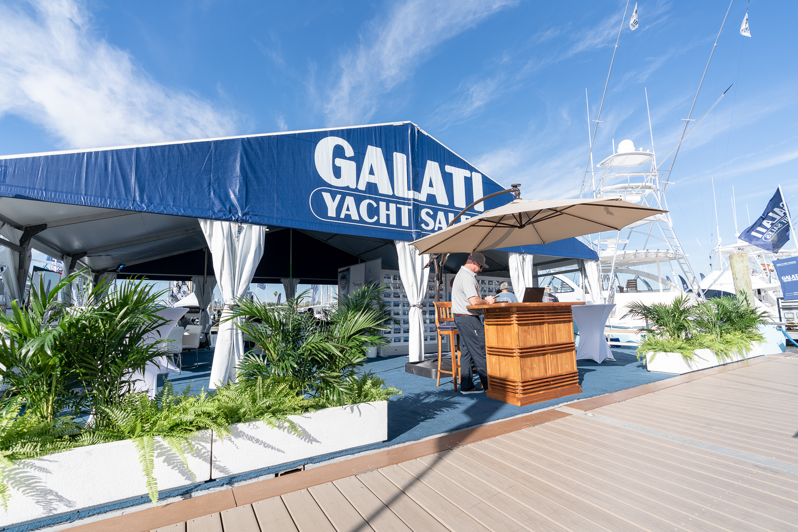 Galati at the 2022 St. Petersburg Power & Sailboat Show