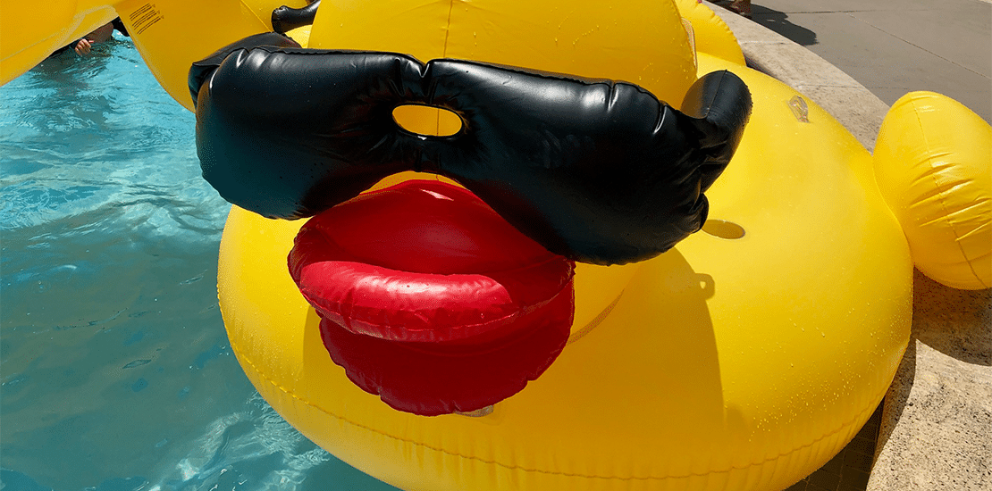 duck floaty at Viking Key West Challenge