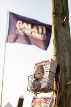 Galati Yacht Sales flag and Emerald Magazine
