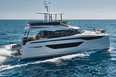 Catamaran in water