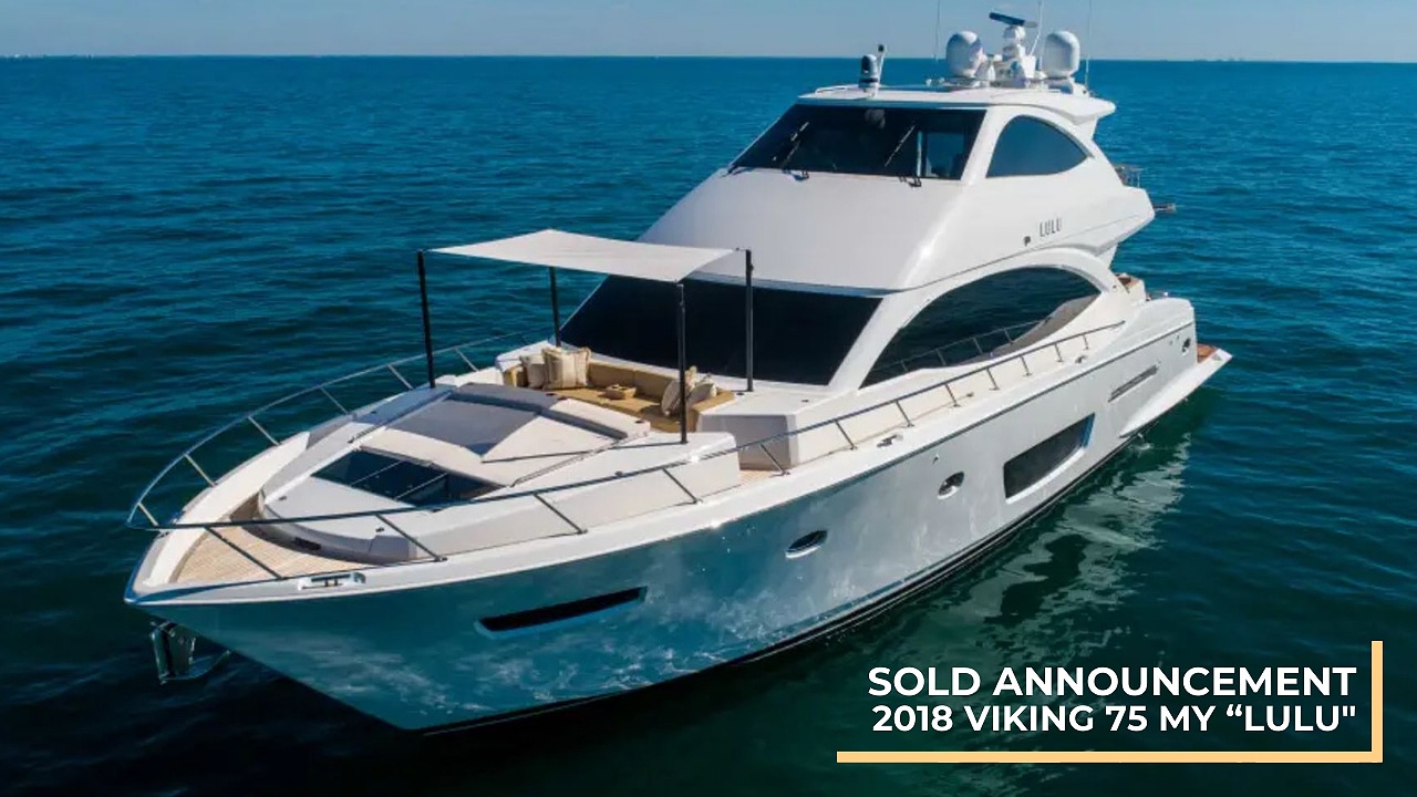 InHouse Sale 2018 Viking 75 MY “Lulu” Galati Yachts