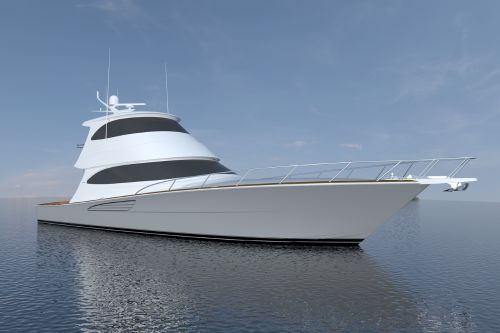 New 64 Enclosed Bridge Yacht