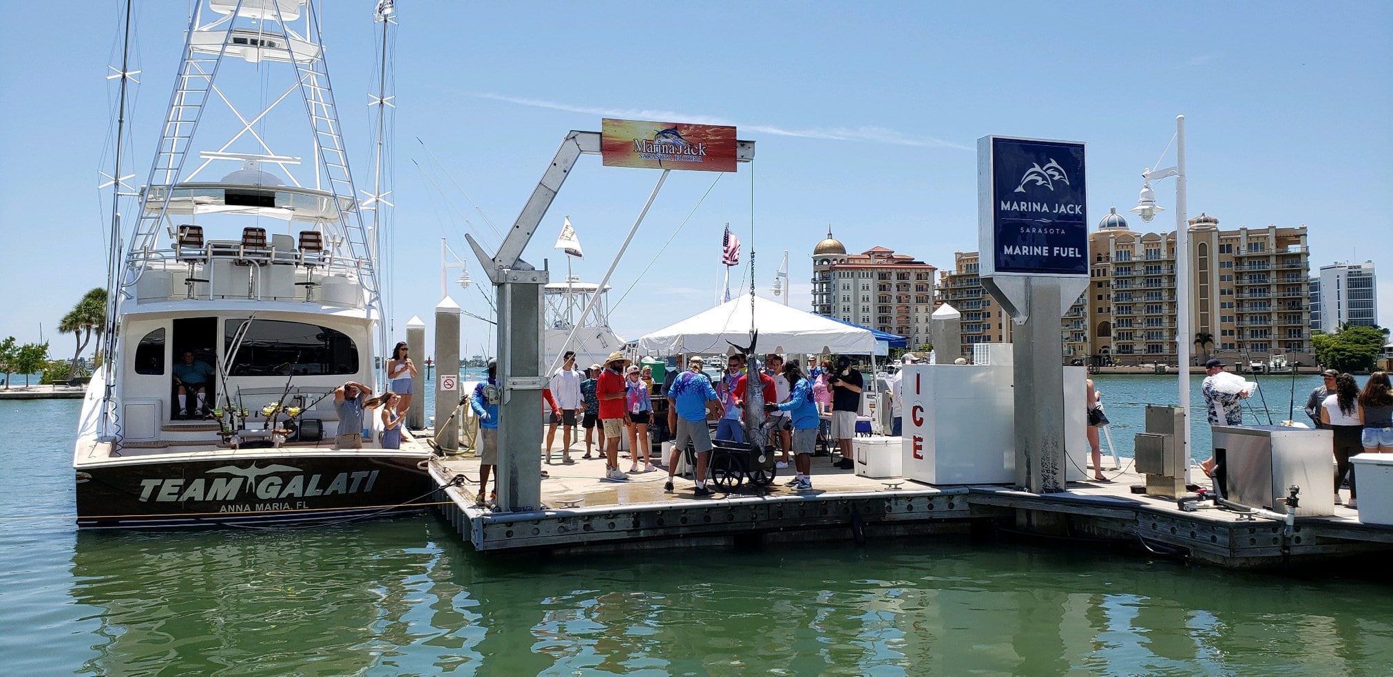 Marina Jack in SRQ IGFACertified Weigh Station Galati Yachts