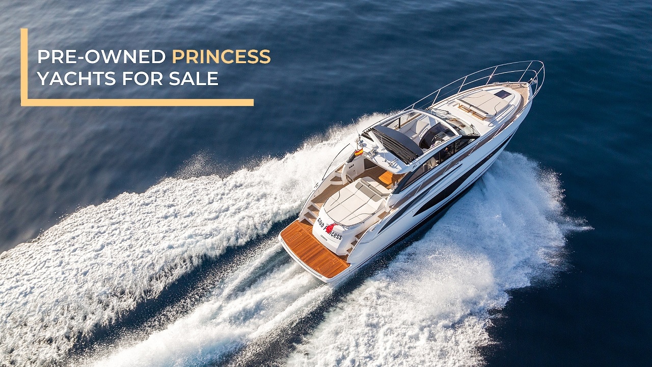 PreOwned Princess Yachts For Sale Galati Yachts