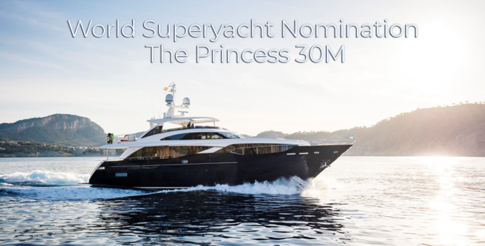 world superyacht nomination Princess 30M