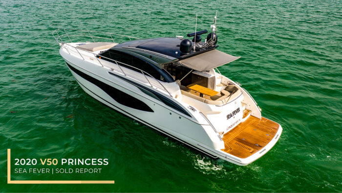 2020 V50 Princess Yacht “Sea Fever” sold report