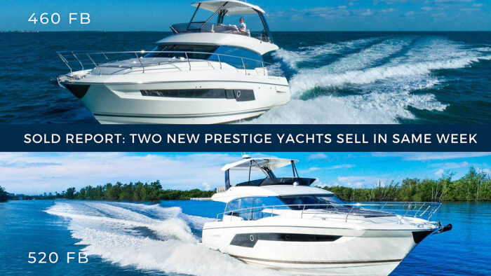 sold report: two sold prestige yachts