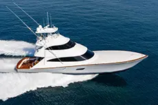 Sportfish boat in water